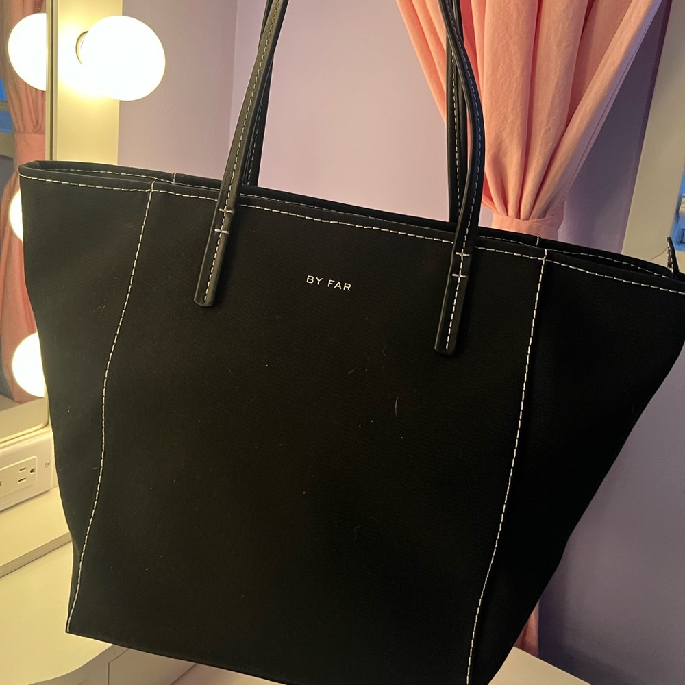 BY FAR Black Tote Bag